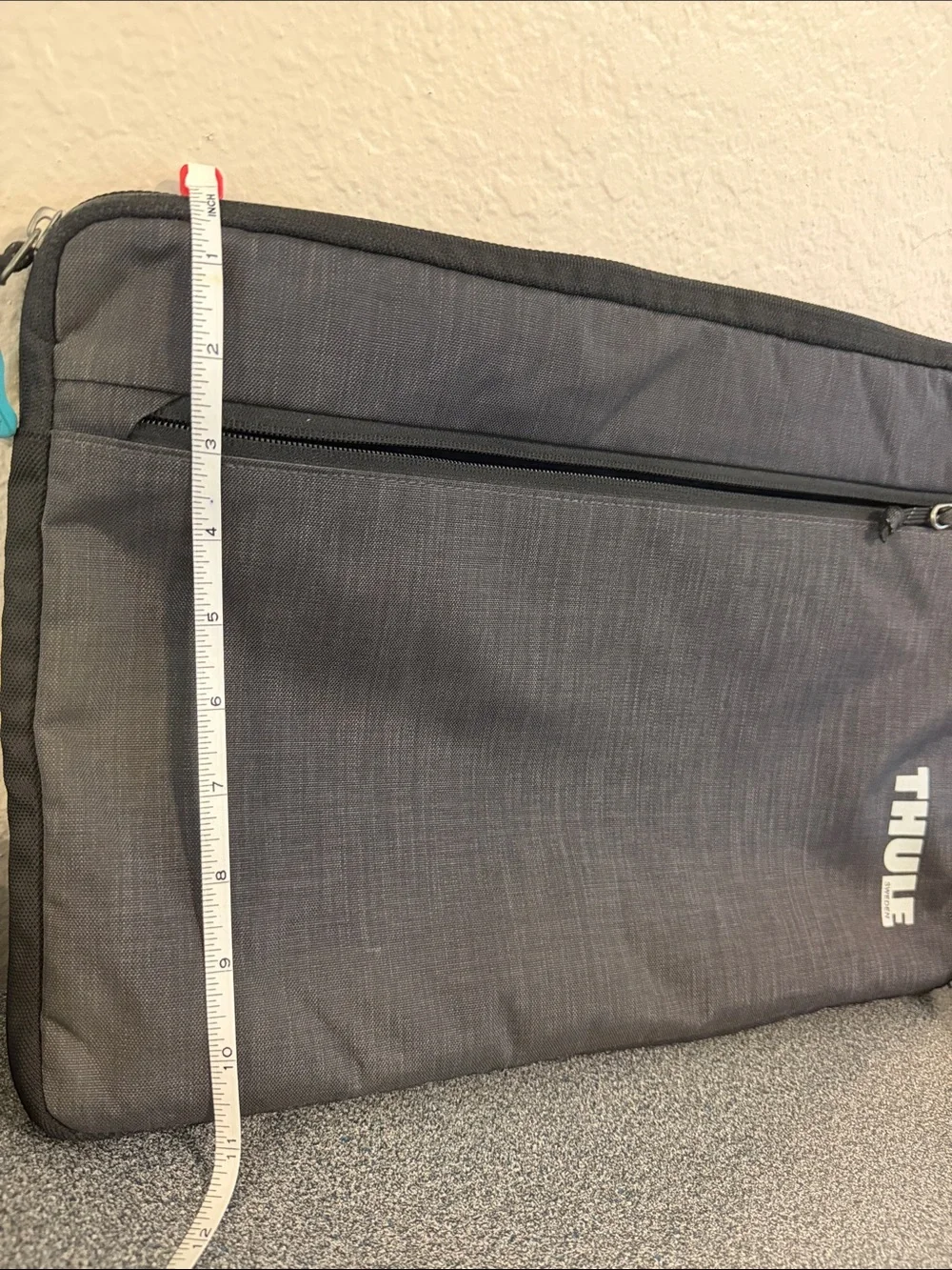 Thule Dark Gray Laptop Sleeve with Front Zip
